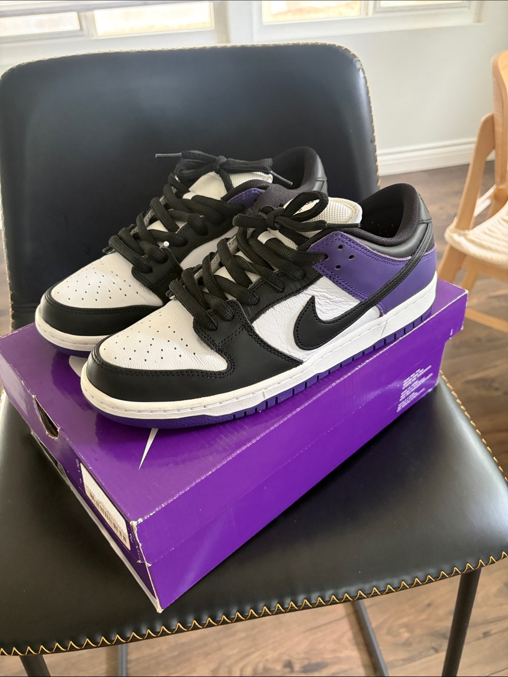 Nike SB dunk low court purple size 9.5
